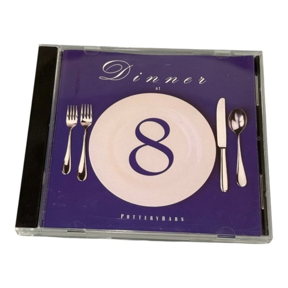 Vintage Pottery Barn CD Dinner at Eight Jazz Lounge 1997 Ella Fitzgerald Etta Ja